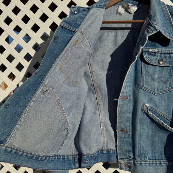 60s Wrangler No Fault Denim Jacket - Picture 7 of 16